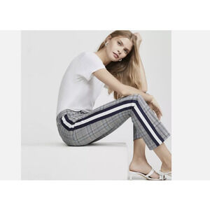 Mother The Insider Ankle Pants Plaid Stripe Golf Preppy Happy People USA Size 25
